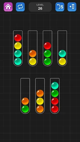Скачать взломанную Ball Sort Puzzle — Color Game  [МОД Много монет] — стабильная версия apk на Андроид screen 1