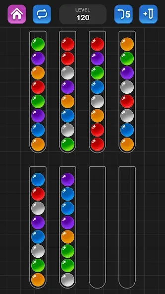Скачать взломанную Ball Sort Puzzle — Color Game  [МОД Много монет] — стабильная версия apk на Андроид screen 2