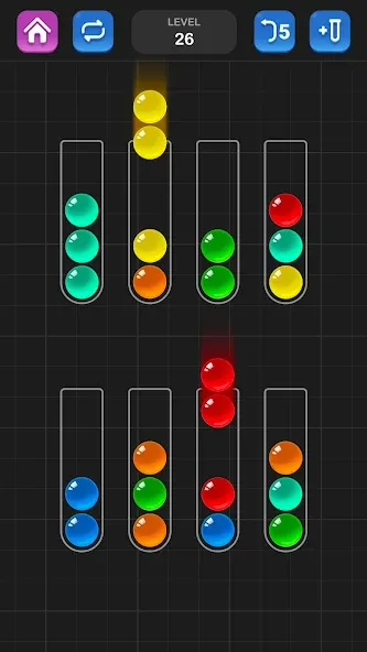 Скачать взломанную Ball Sort Puzzle — Color Game  [МОД Много монет] — стабильная версия apk на Андроид screen 3