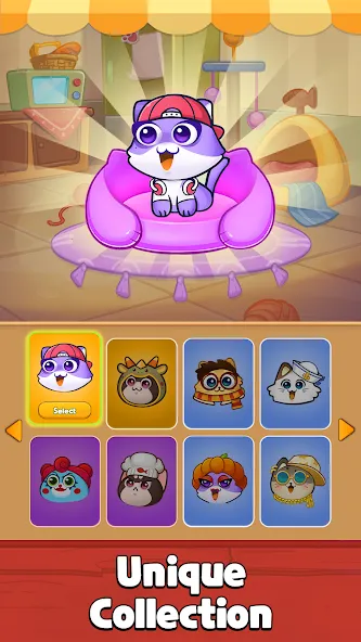 Скачать взлом Cat Sort Puzzle: Cute Pet Game  [МОД Unlocked] — полная версия apk на Андроид screen 5