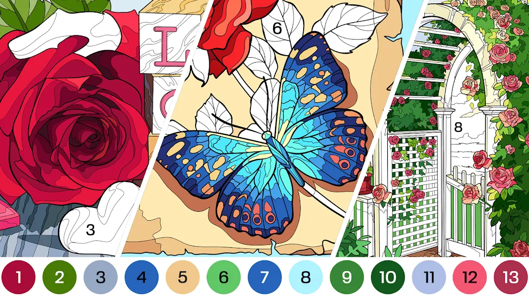 Скачать взломанную Tap Color Pro: Color By Number (Тап Колор Про)  [МОД Unlocked] — полная версия apk на Андроид screen 2