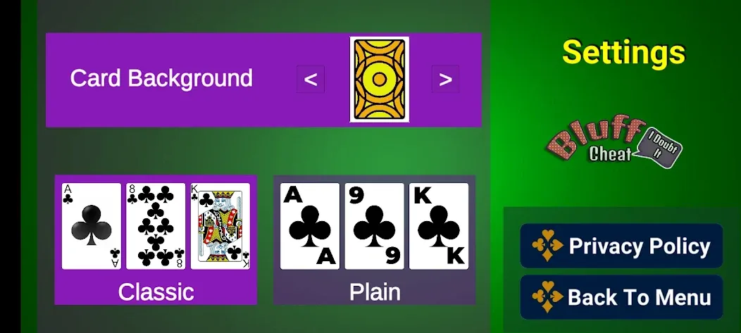 Скачать взломанную Bluff Card Game (Блеф карточная игра)  [МОД Бесконечные монеты] — последняя версия apk на Андроид screen 2