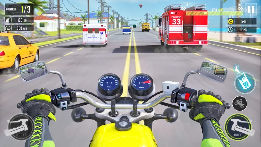 Скачать взломанную 3d Bike Racing Bike Race Games  [МОД Unlocked] — стабильная версия apk на Андроид screen 2
