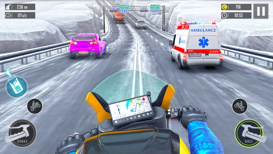 Скачать взломанную 3d Bike Racing Bike Race Games  [МОД Unlocked] — стабильная версия apk на Андроид screen 4