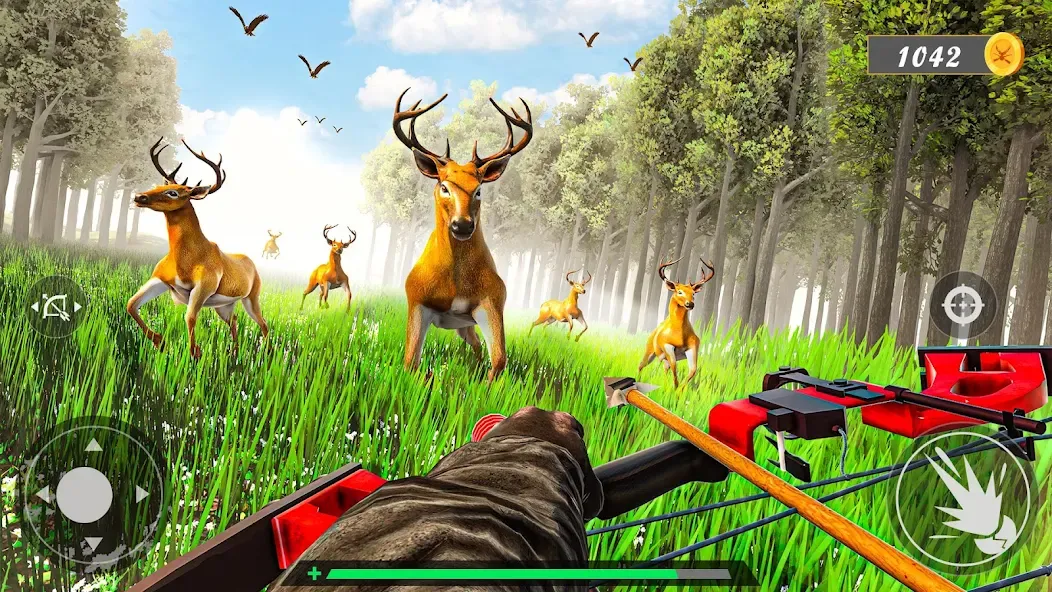 Взломанная Animal Archery Hunting Games  [МОД Все открыто] — полная версия apk на Андроид screen 4