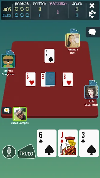 Взлом Truco Brasil — Truco online (Труко Бразиль)  [МОД Mega Pack] — последняя версия apk на Андроид screen 3