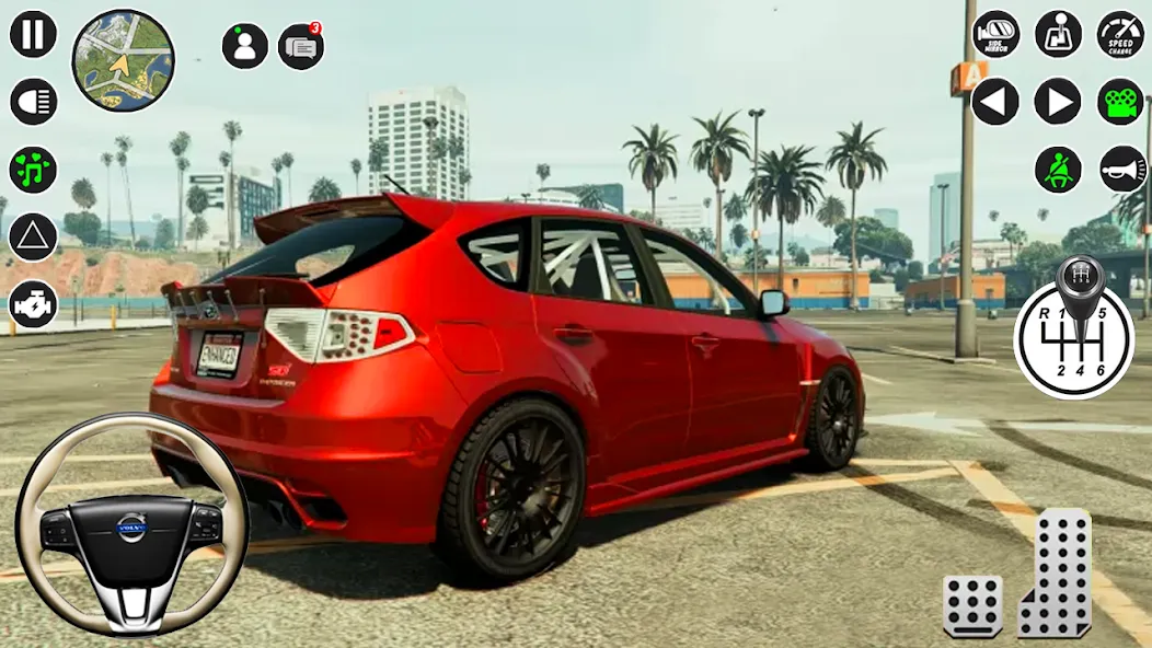 Взлом Modern Car Drive Glory Parking  [МОД Mega Pack] — полная версия apk на Андроид screen 2