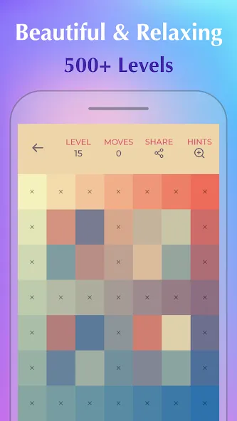 Скачать взломанную Color Puzzle:Offline Hue Games  [МОД Unlocked] — последняя версия apk на Андроид screen 1