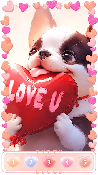 Скачать взломанную Love, Heart Coloring Book  [МОД Бесконечные деньги] — полная версия apk на Андроид screen 5
