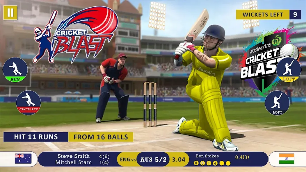 Скачать взлом World Cricket Games Offline  [МОД Menu] — полная версия apk на Андроид screen 1