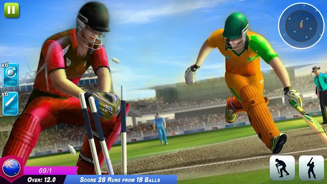 Скачать взлом World Cricket Games Offline  [МОД Menu] — полная версия apk на Андроид screen 4