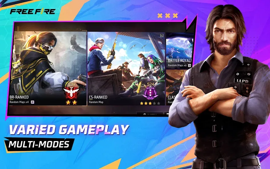 Взлом Free Fire (Фри Файер)  [МОД Mega Pack] — последняя версия apk на Андроид screen 4
