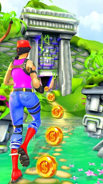 Скачать взломанную Jungle Run Temple Escape Games  [МОД Unlimited Money] — стабильная версия apk на Андроид screen 5