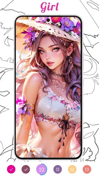 Скачать взлом Coloring Games-Color By Number  [МОД Unlimited Money] — последняя версия apk на Андроид screen 3
