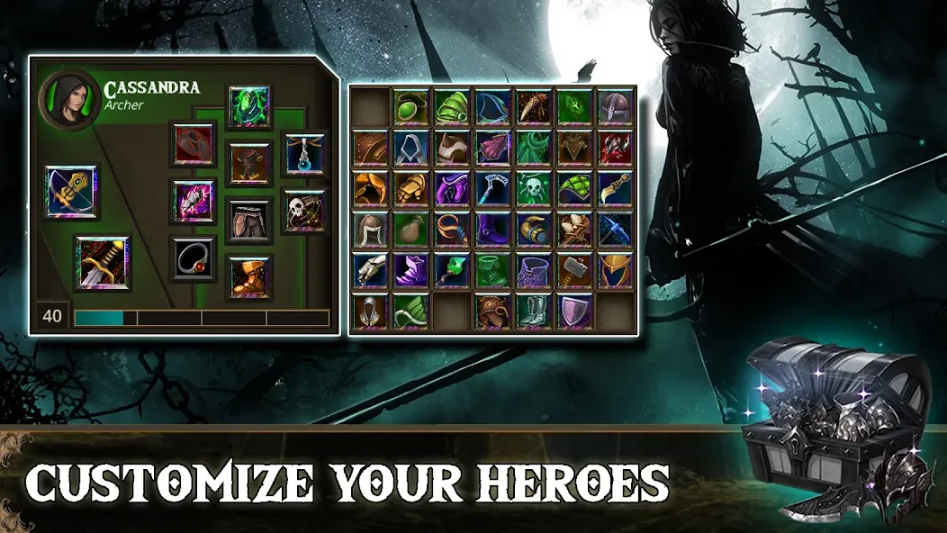 Взлом Demon God: Turn-Based Strategy (Херо Квест)  [МОД Unlimited Money] — последняя версия apk на Андроид screen 5