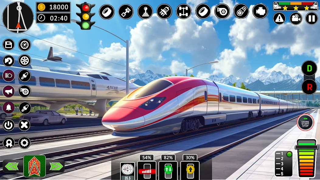 Взлом City Train Games Driver Sim 3D  [МОД Бесконечные деньги] — стабильная версия apk на Андроид screen 4