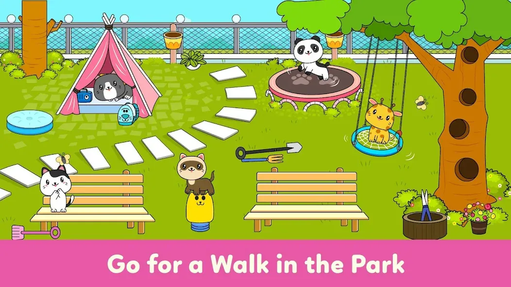 Скачать взлом Tizi Town — My Pet Daycare  [МОД Меню] — стабильная версия apk на Андроид screen 5