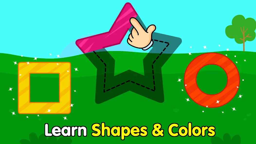 Взломанная Shapes & Colors Games for Kids  [МОД Unlimited Money] — последняя версия apk на Андроид screen 1