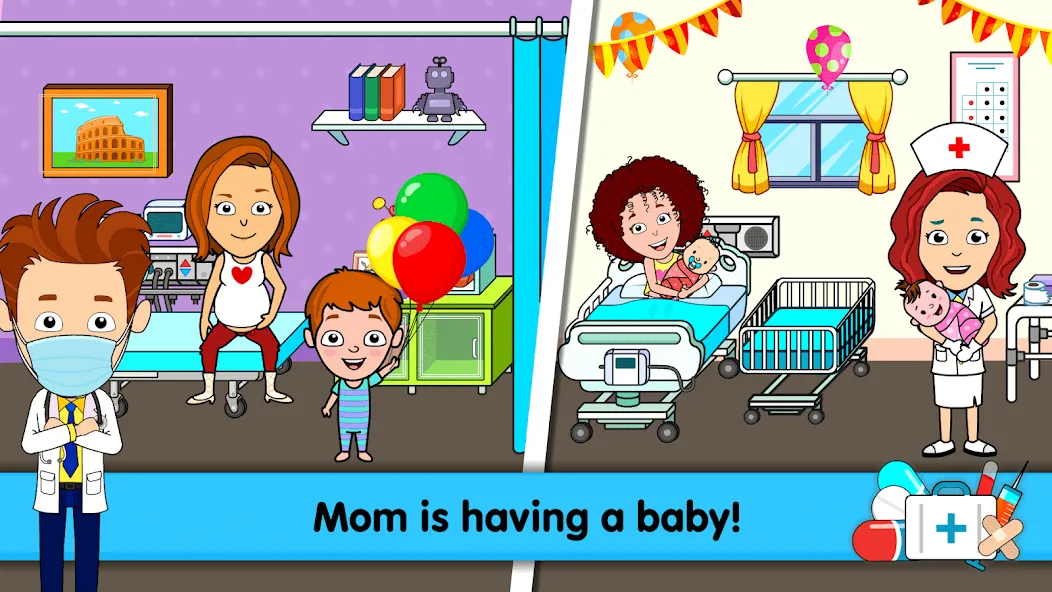 Взлом My Hospital Town Doctor Games  [МОД Много денег] — стабильная версия apk на Андроид screen 2
