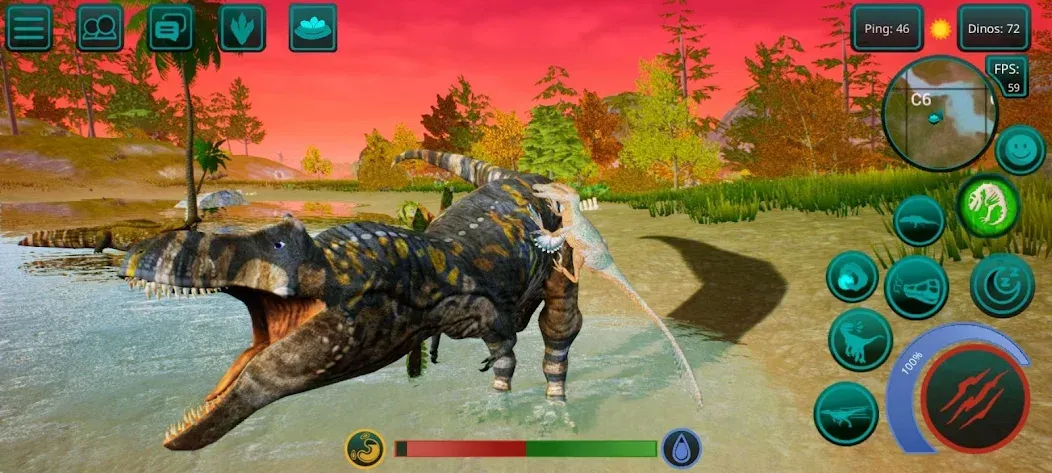 Взлом The Cursed Dinosaur Isle: Game  [МОД Все открыто] — стабильная версия apk на Андроид screen 1