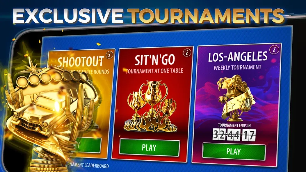 Взлом Texas Hold'em Poker: Pokerist  [МОД Меню] — стабильная версия apk на Андроид screen 2