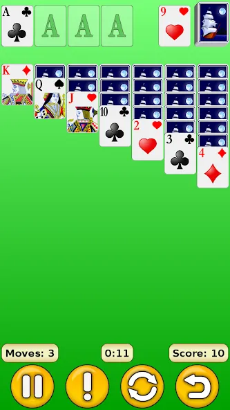 Скачать взломанную Solitaire  [МОД Бесконечные деньги] — стабильная версия apk на Андроид screen 1