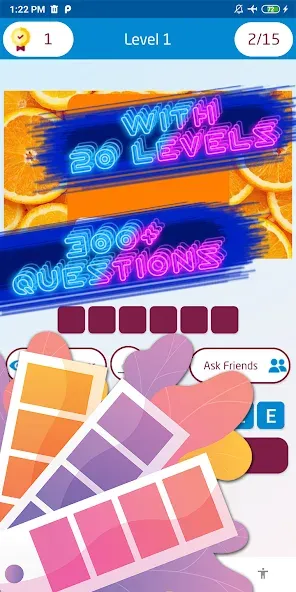 Взломанная Guess the color game  [МОД Menu] — полная версия apk на Андроид screen 3