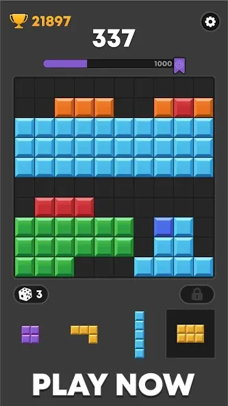 Взломанная Block Mania — Block Puzzle (Блок Мания)  [МОД Бесконечные деньги] — полная версия apk на Андроид screen 4