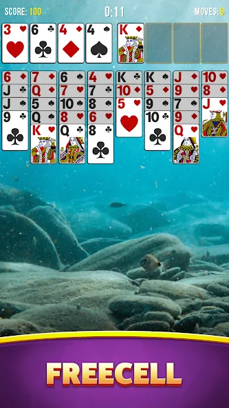 Взломанная Solitaire Bliss Collection  [МОД Все открыто] — стабильная версия apk на Андроид screen 4