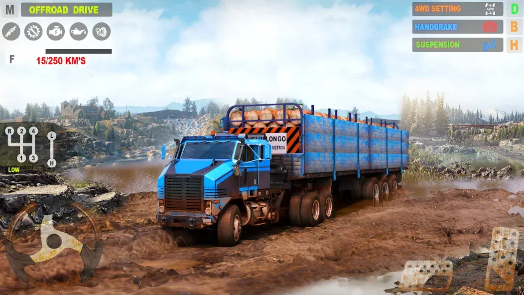 Скачать взлом Offroad Mudrunner Games 3D  [МОД Menu] — полная версия apk на Андроид screen 2