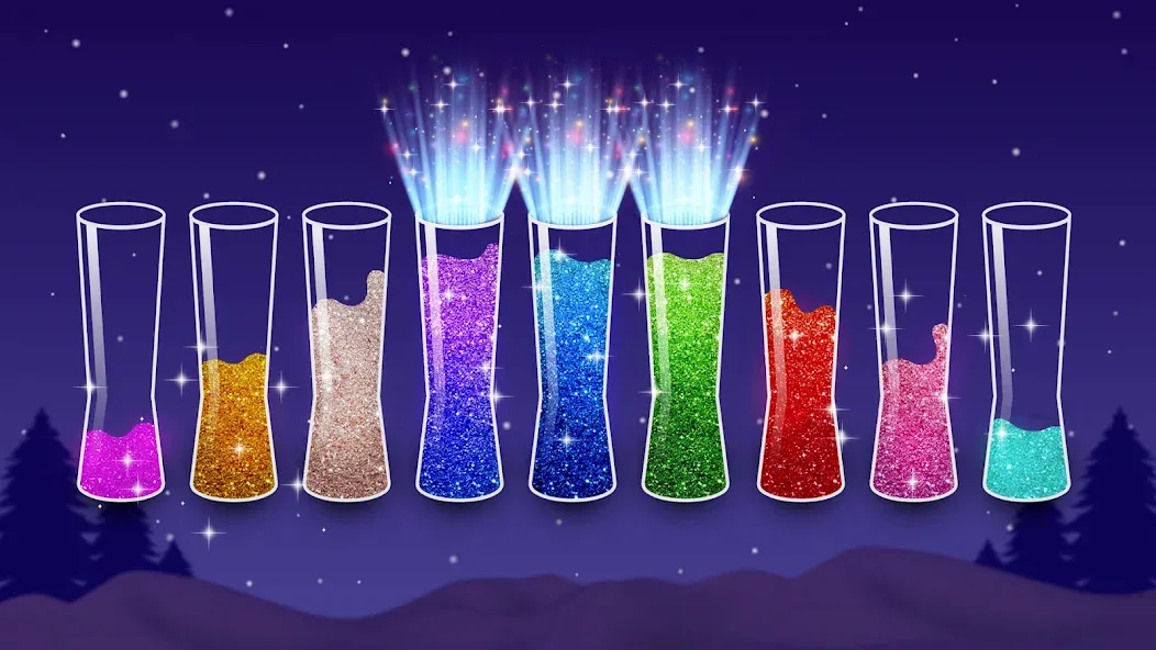 Взлом Color Water Sort Wooden Puzzle (Цвет воды Сорт Вуди Пазл)  [МОД Много денег] — полная версия apk на Андроид screen 2