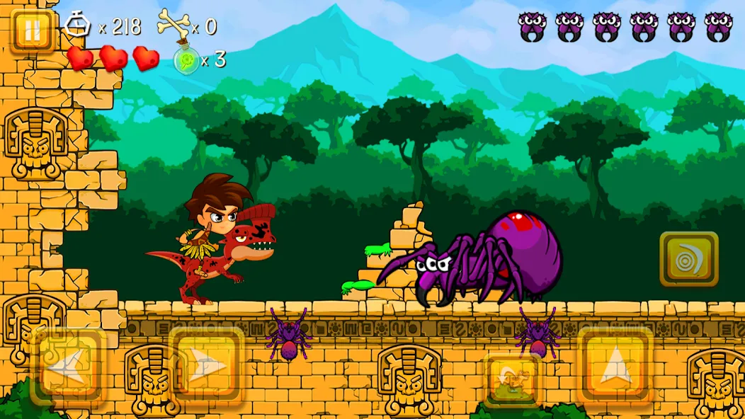 Взломанная Super Warrior Dino Adventures (Супер Воин Дино Приключения)  [МОД Unlocked] — полная версия apk на Андроид screen 5