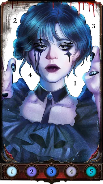Взломанная Dark, Horror Color by Number  [МОД Много денег] — последняя версия apk на Андроид screen 5