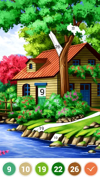 Скачать взлом Art Coloring — Color by Number  [МОД Все открыто] — стабильная версия apk на Андроид screen 3