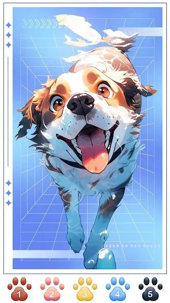 Взлом Dog Coloring, Color by number  [МОД Много денег] — полная версия apk на Андроид screen 1