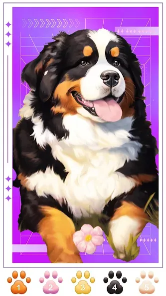 Взлом Dog Coloring, Color by number  [МОД Много денег] — полная версия apk на Андроид screen 2