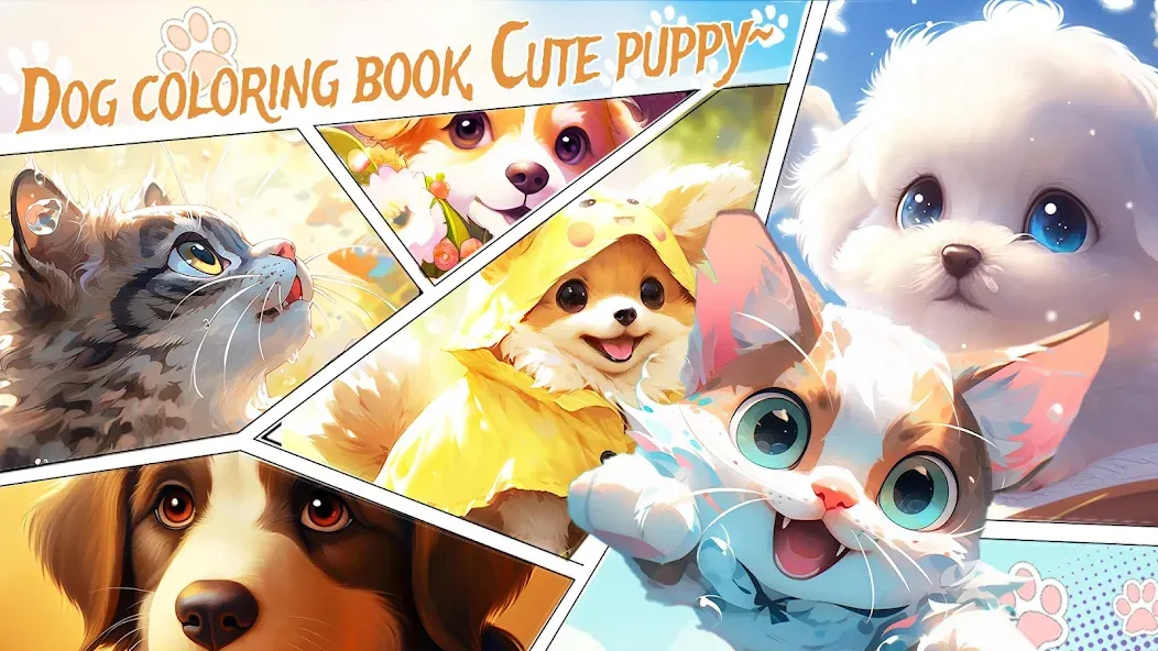 Взлом Dog Coloring, Color by number  [МОД Много денег] — полная версия apk на Андроид screen 5