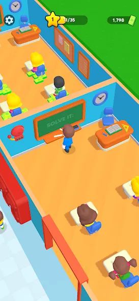 Взломанная My Dream School Tycoon Games (Мои игры владения школой мечты)  [МОД Меню] — полная версия apk на Андроид screen 1