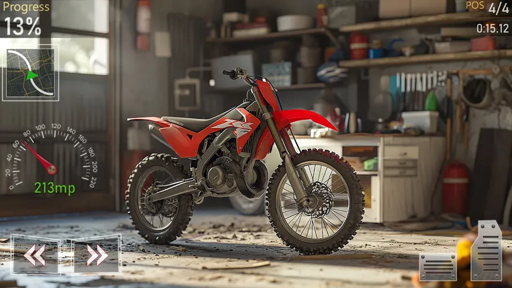 Скачать взломанную Motocross MX Dirt Bike Games  [МОД Unlimited Money] — полная версия apk на Андроид screen 1