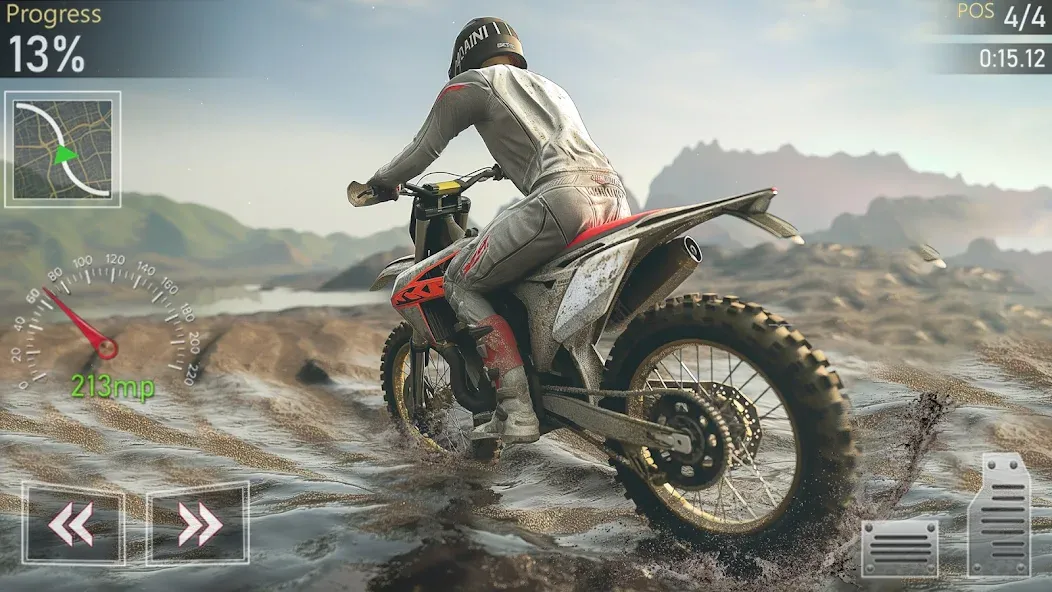 Скачать взломанную Motocross MX Dirt Bike Games  [МОД Unlimited Money] — полная версия apk на Андроид screen 3