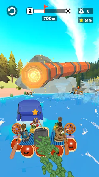 Взлом Raft Racing (ДИУАфтинг)  [МОД Unlimited Money] — стабильная версия apk на Андроид screen 1