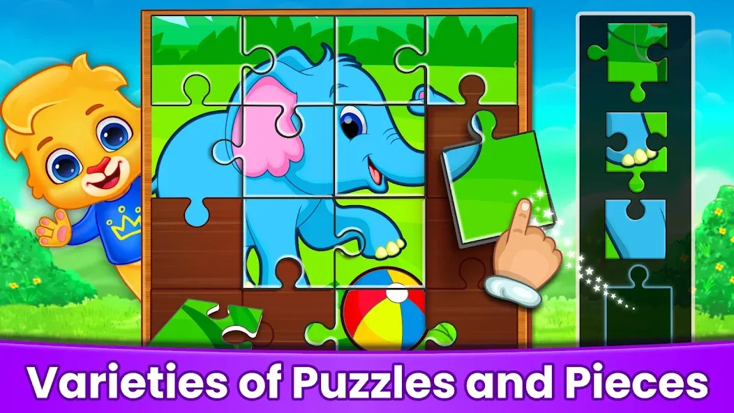 Скачать взлом Puzzle Kids: Jigsaw Puzzles  [МОД Бесконечные деньги] — полная версия apk на Андроид screen 2