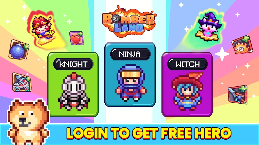 Скачать взломанную Bomber Land (Бомбер Ленд)  [МОД Меню] — последняя версия apk на Андроид screen 1