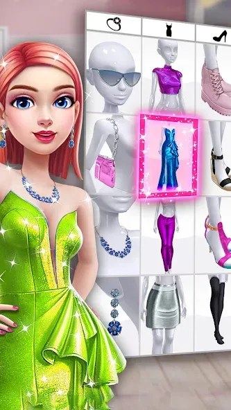 Взлом Fashion Makeover Stylist Game  [МОД Много монет] — полная версия apk на Андроид screen 1