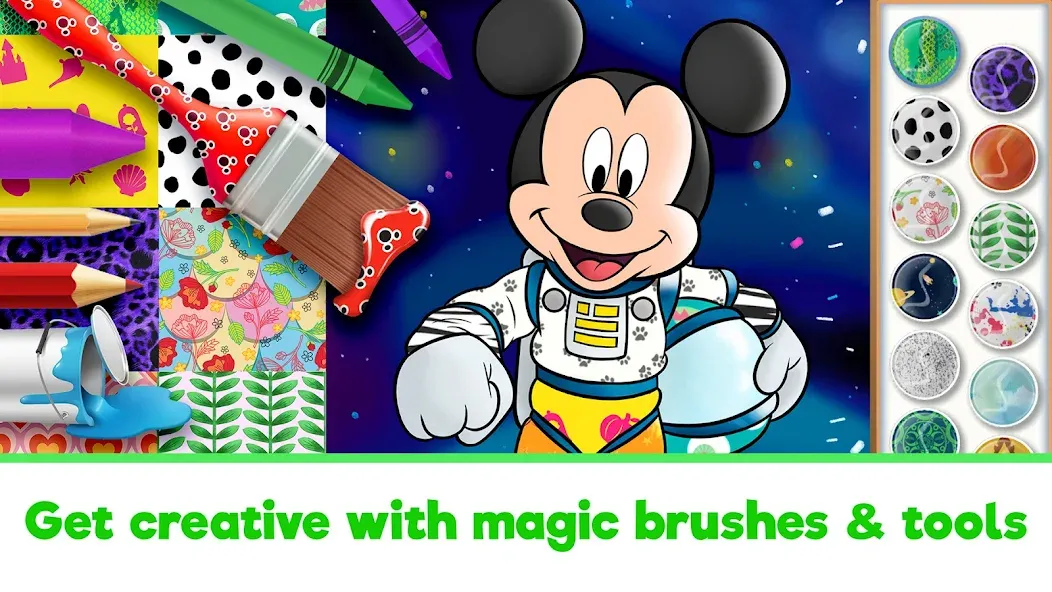 Взлом Disney Coloring World (Дисней)  [МОД Unlocked] — стабильная версия apk на Андроид screen 2