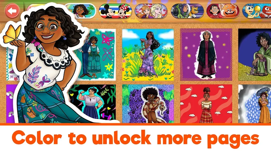 Взлом Disney Coloring World (Дисней)  [МОД Unlocked] — стабильная версия apk на Андроид screen 5
