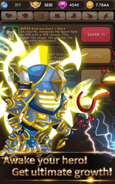 Скачать взлом [VIP] +9 Blessing Cash Knight  [МОД Меню] — полная версия apk на Андроид screen 5