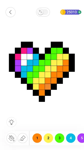 Скачать взлом Color by Number：Coloring Games (Цвет по номерам)  [МОД Unlocked] — стабильная версия apk на Андроид screen 4
