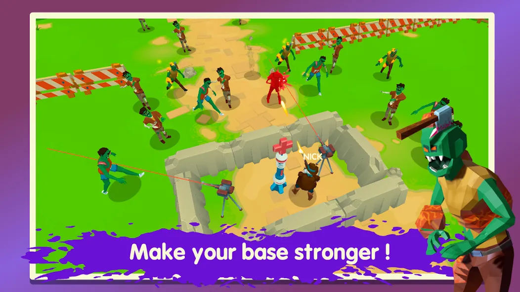 Взломанная Two Guys & Zombies 3D: Online  [МОД Mega Pack] — стабильная версия apk на Андроид screen 2