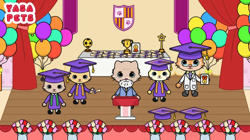 Скачать взлом Yasa Pets School (Яса Петс Скул)  [МОД Menu] — полная версия apk на Андроид screen 3